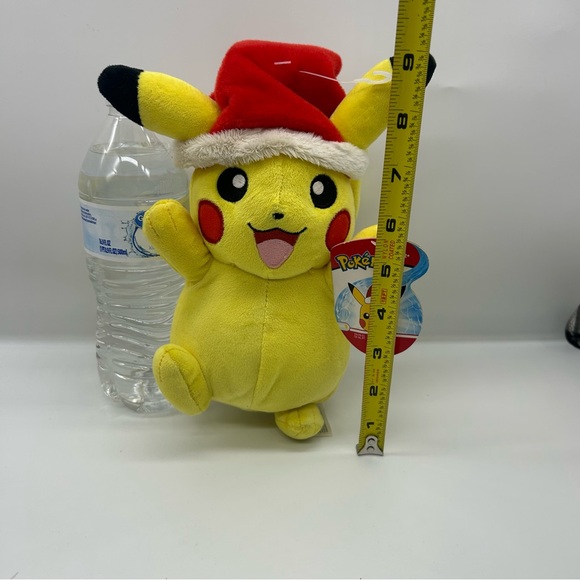 Pokemon Pikachu Holiday Plush 10" with tags used 2019 WCT WICKED COOL TAG - Picture 3 of 14